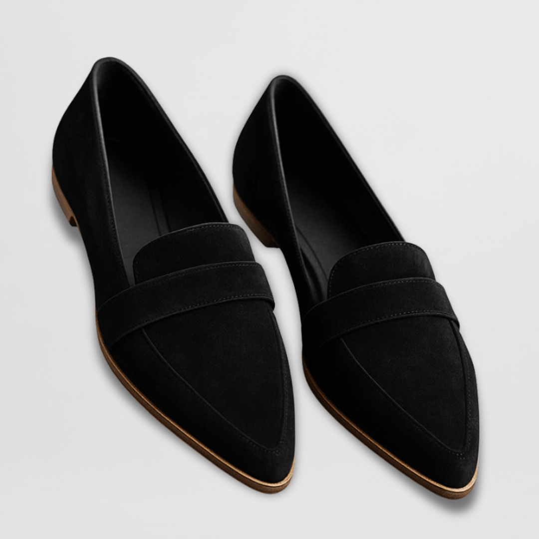 Jennifer | Soft Suede-Effect Pointed Loafers