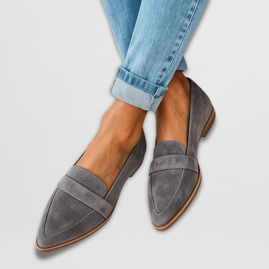 Jennifer | Soft Suede-Effect Pointed Loafers