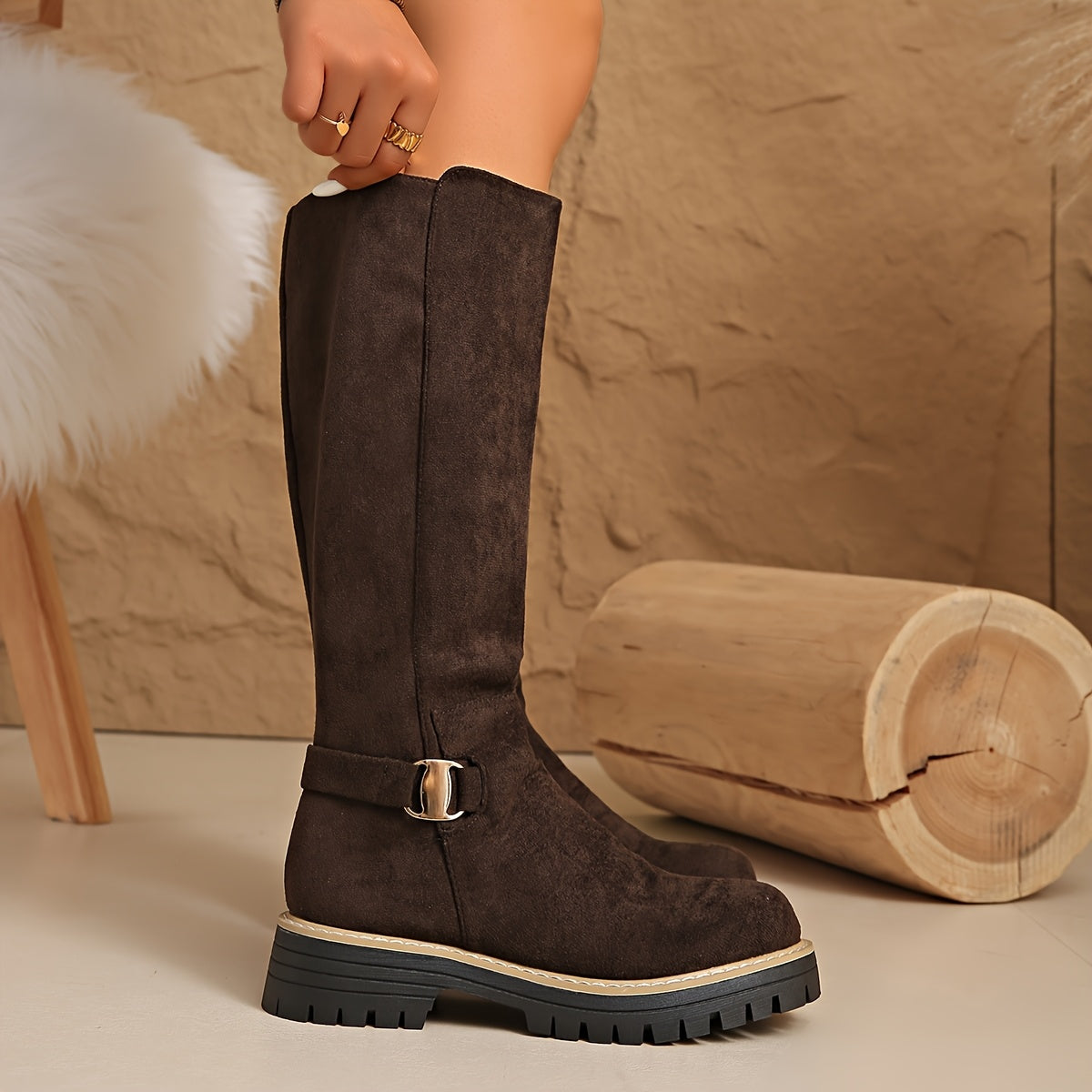 Florence | Women's Knee-High Block Heel Boots
