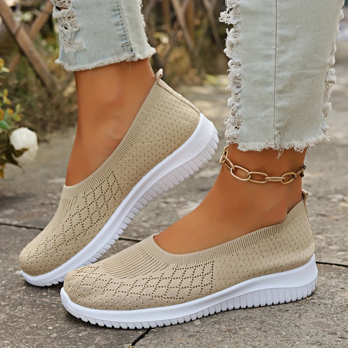 Maya | Lightweight Knit Slip-On Shoes