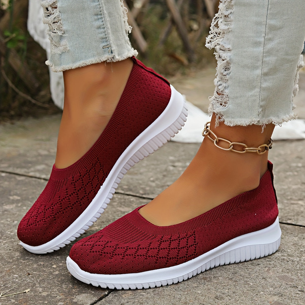 Maya | Lightweight Knit Slip-On Shoes