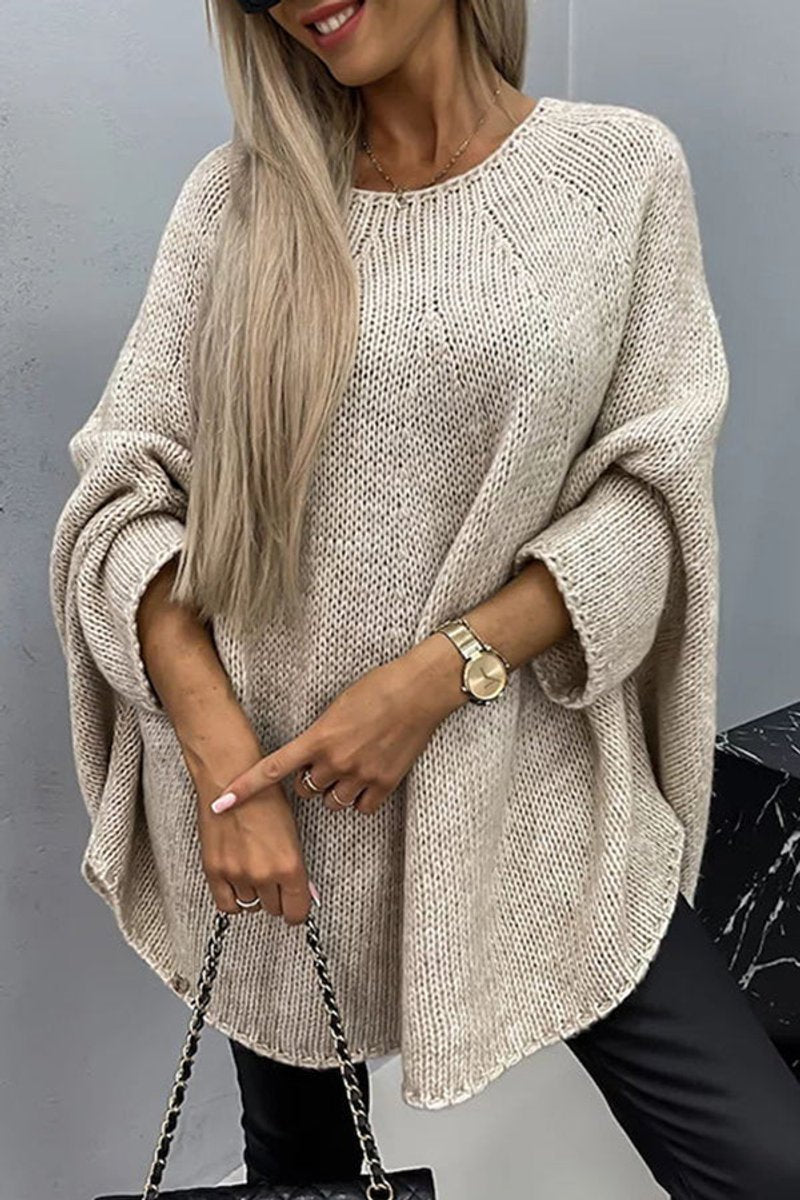 Maisie | Women's Oversized Batwing-Sleeve Knit Jumper