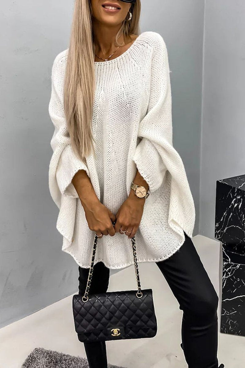 Maisie | Women's Oversized Batwing-Sleeve Knit Jumper