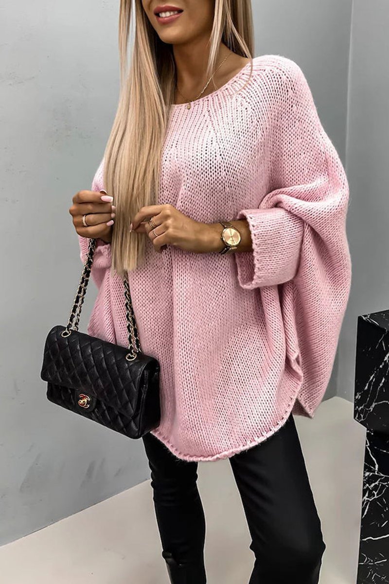 Maisie | Women's Oversized Batwing-Sleeve Knit Jumper