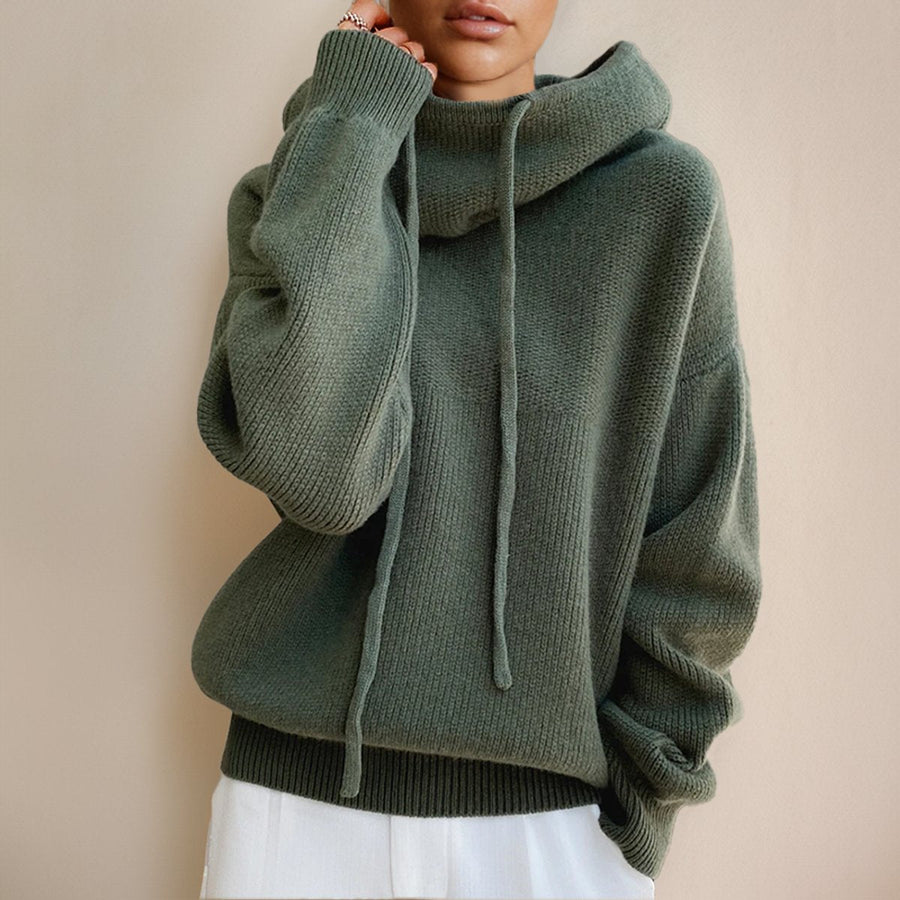 Willow | Women's Oversized Hooded Turtleneck Sweater