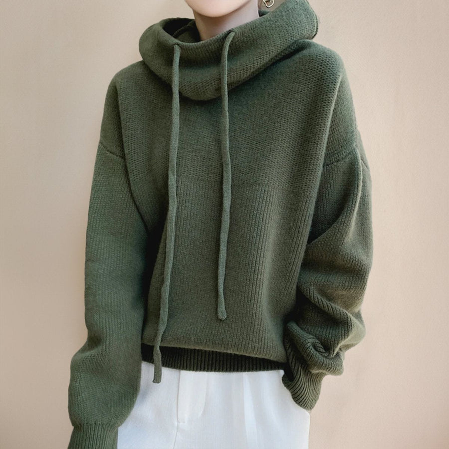Willow | Women's Oversized Hooded Turtleneck Sweater