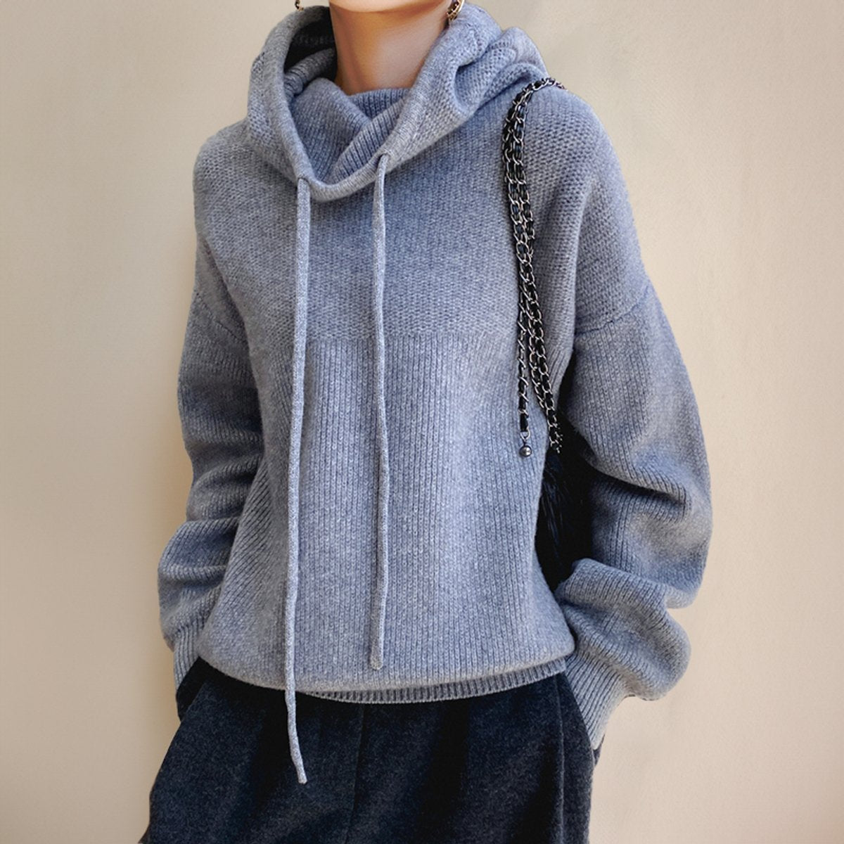 Willow | Women's Oversized Hooded Turtleneck Sweater