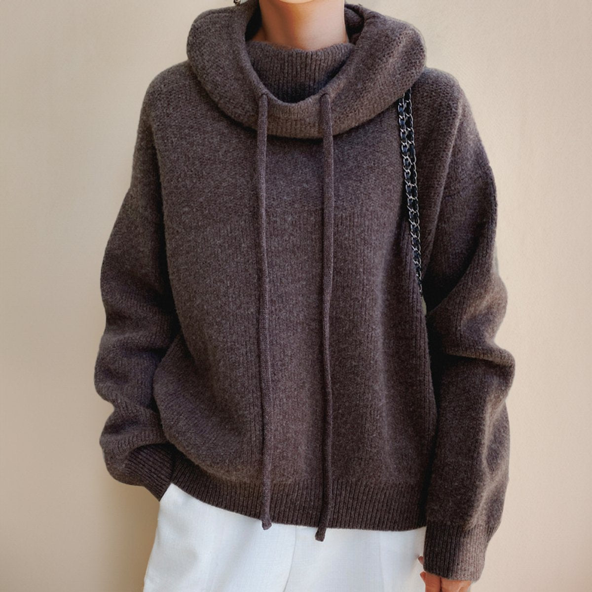 Willow | Women's Oversized Hooded Turtleneck Sweater