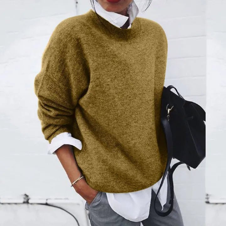 Lucy | Women's Relaxed-Fit Crew-Neck Jumper