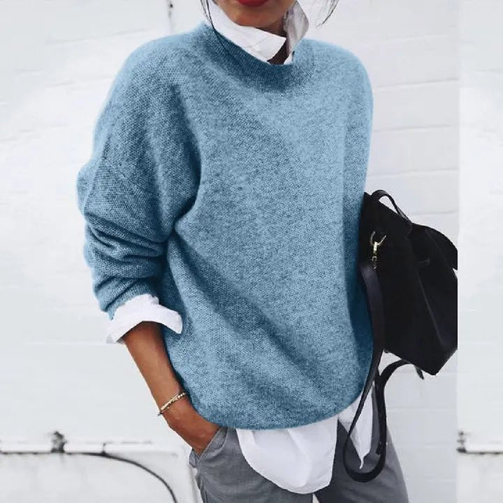 Lucy | Women's Relaxed-Fit Crew-Neck Jumper
