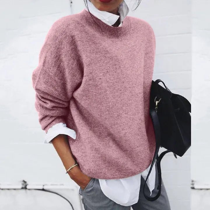 Lucy | Women's Relaxed-Fit Crew-Neck Jumper