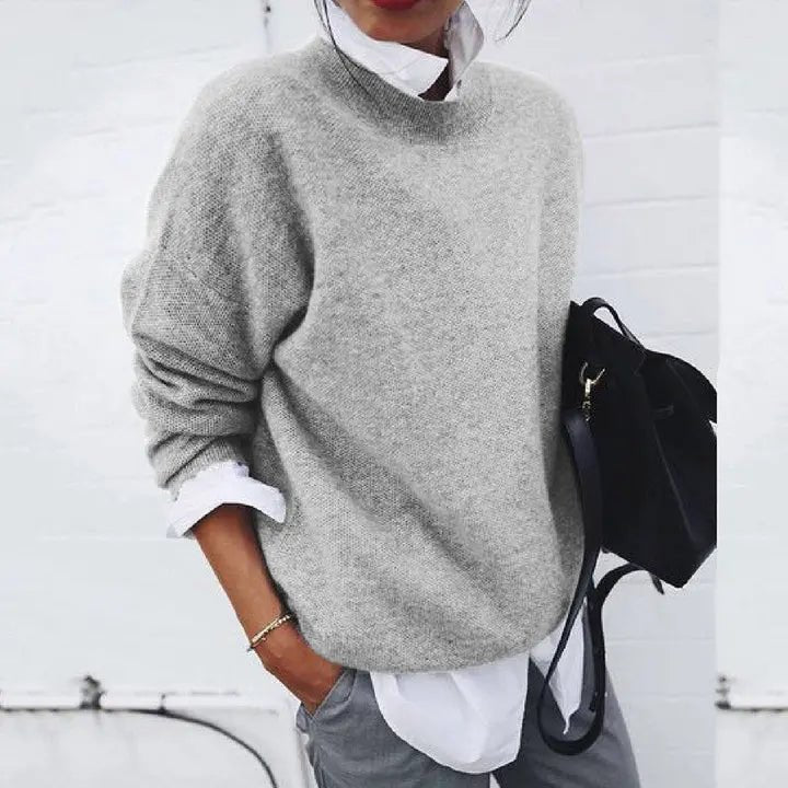 Lucy | Women's Relaxed-Fit Crew-Neck Jumper