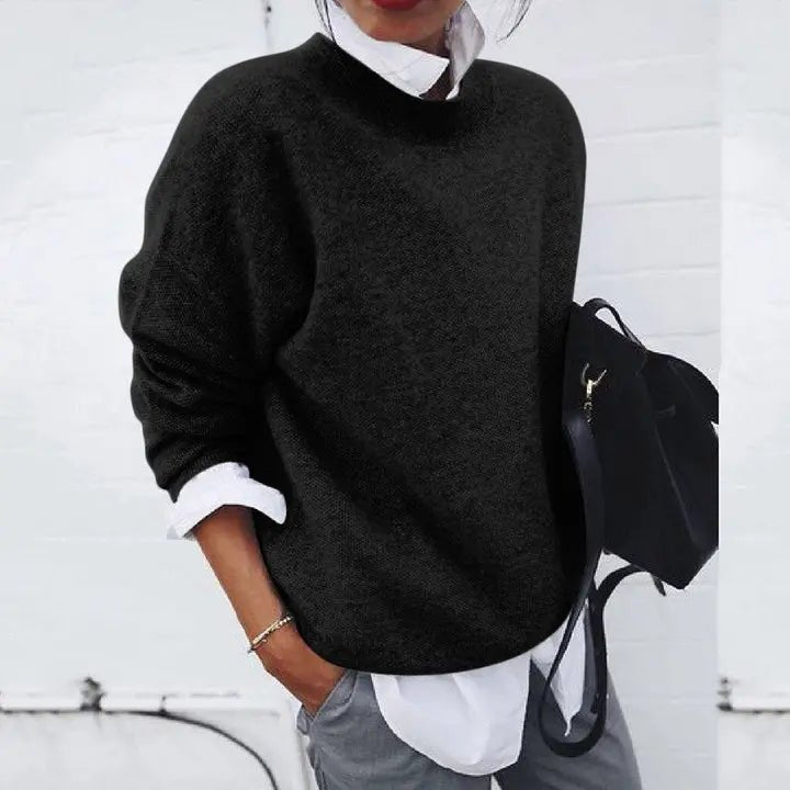 Lucy | Women's Relaxed-Fit Crew-Neck Jumper